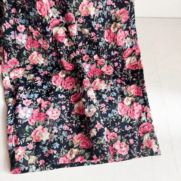 Vintage 90s Northern Traditions Floral Wide Leg Jumpsuit S/M - Picture 4 of 11